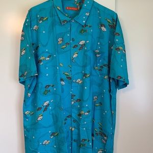 Tori Richard Aloha Hawaiian Shirt 2XL Viscose